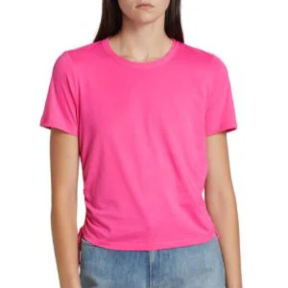 NEW Tazi Drawstring T-Shirt VERONICA BEARD in PINK size M - Picture 1 of 10